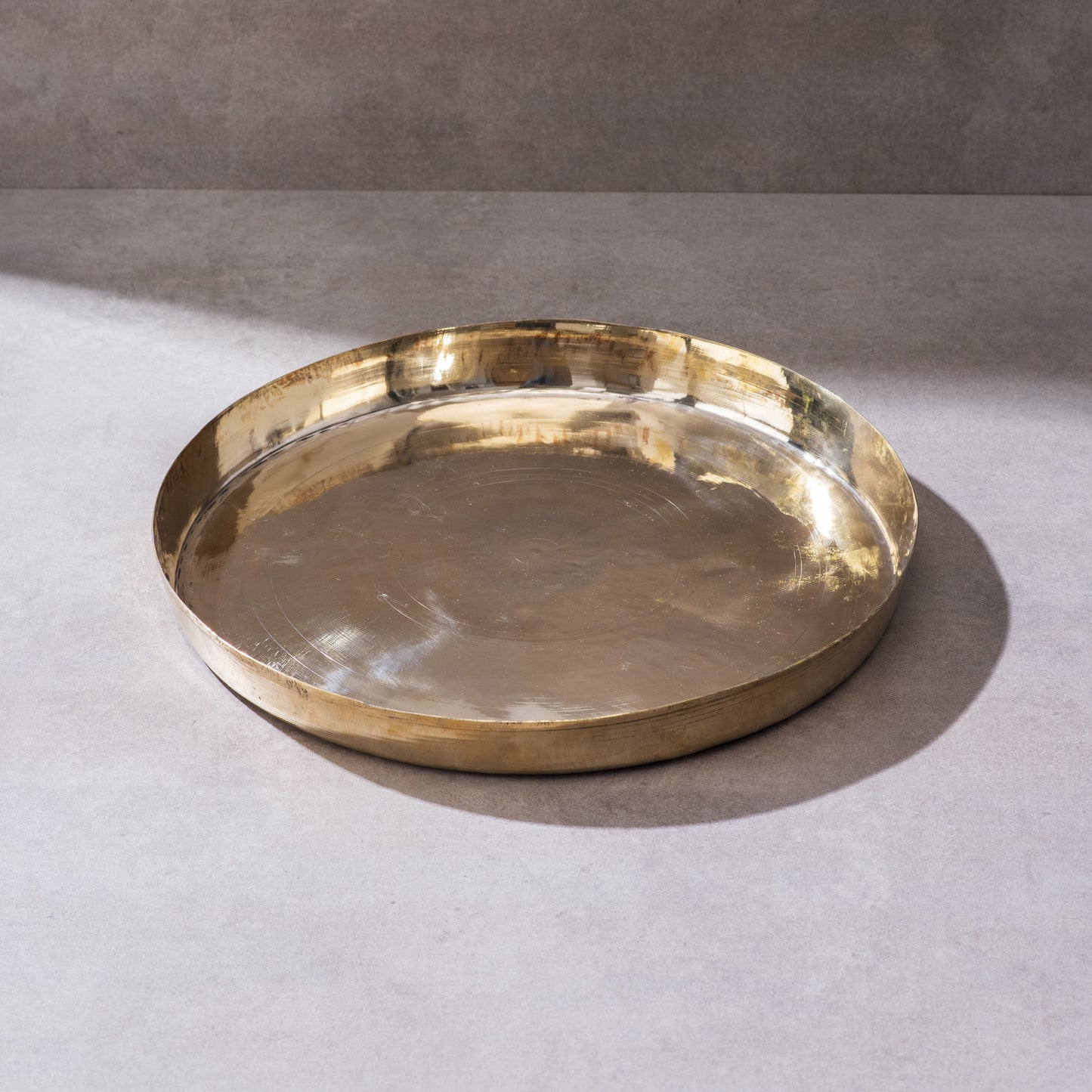 Ayurveda Starter Kit – Brass Kadhai, Copper Vessel and 26.5cm Kansa Plate